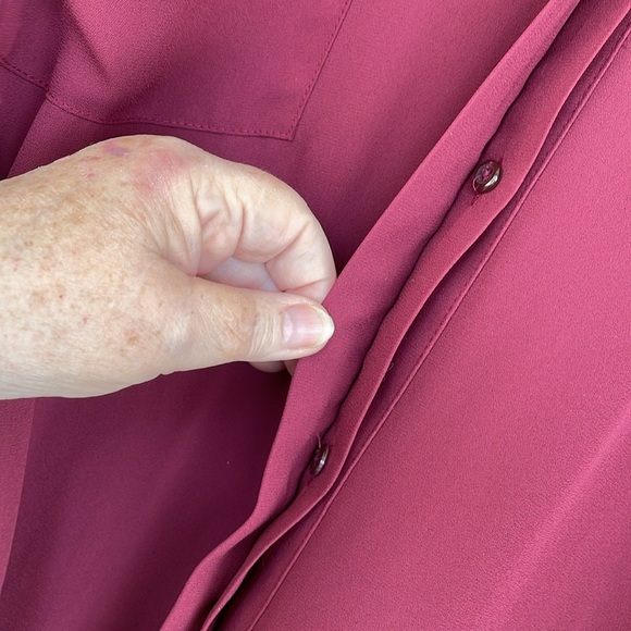 Apt. 9 Women's Burgundy Blouse - Picture 4 of 12